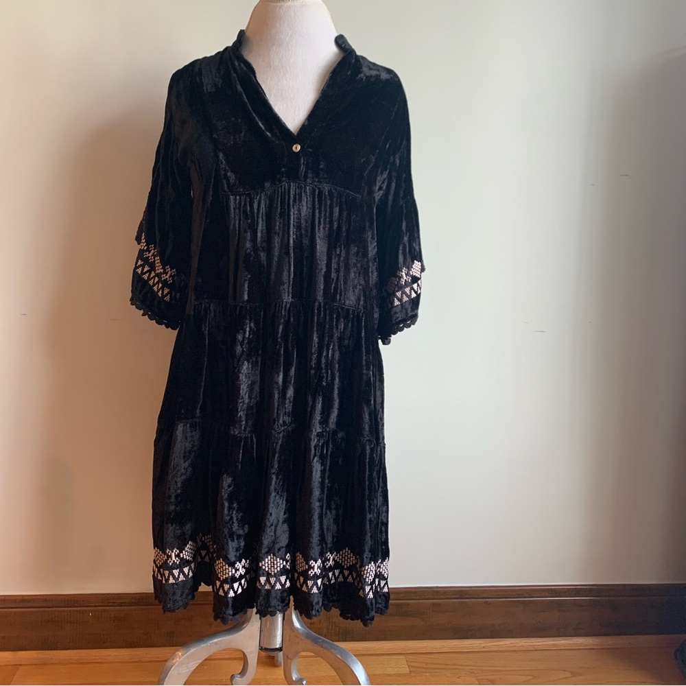 Uncle Frank Boho Viscose embroidered Dress